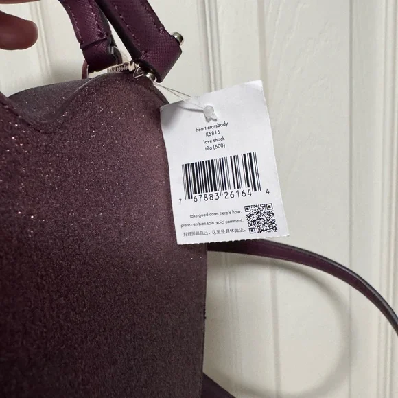 Kate Spade Love Shack Heart Shaped purse NWT - Picture 8 of 14